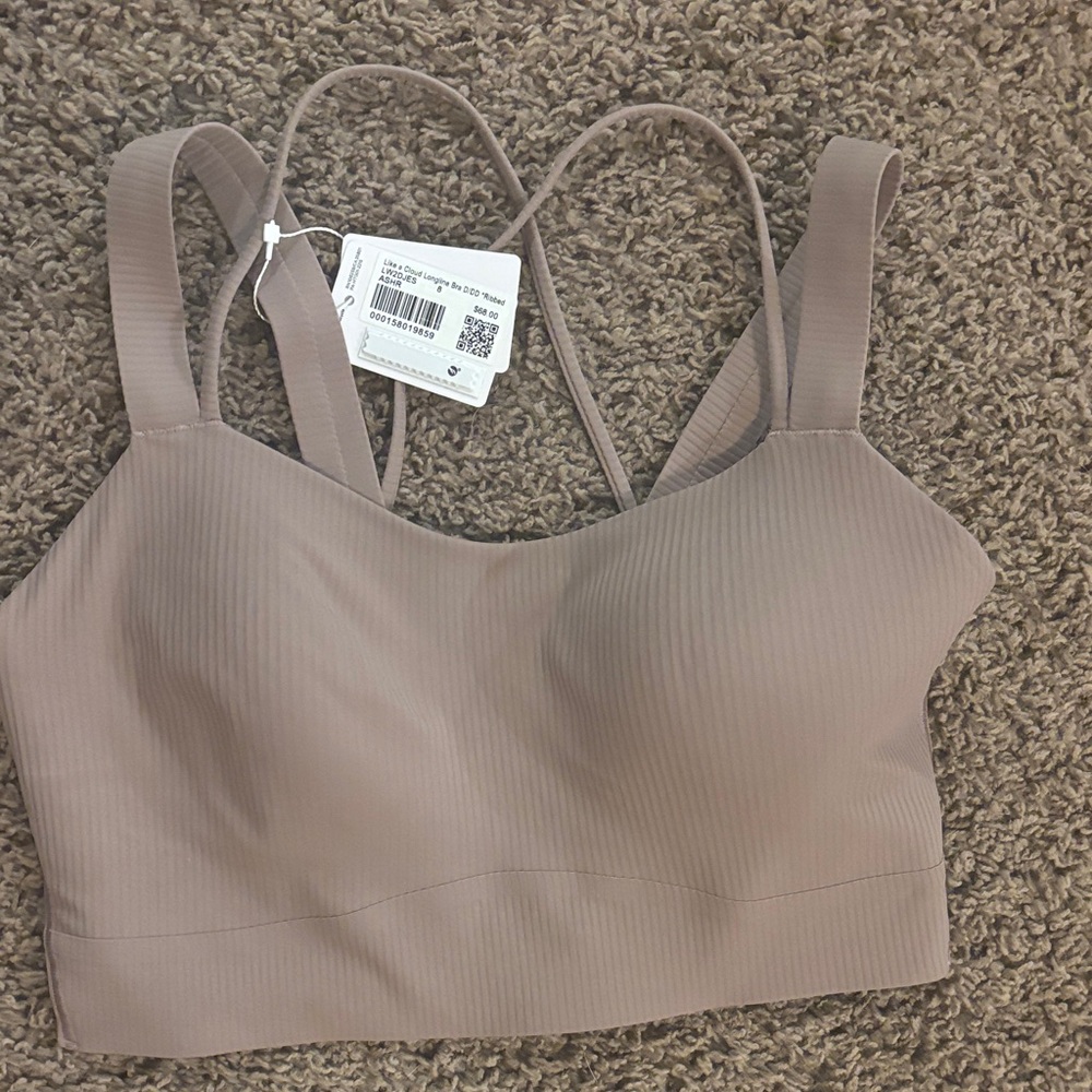 Lululemon Seamless Ribbed Bralette - Dusty Mauve